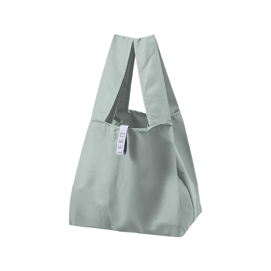 クルリト セルフレジで使いやすいスクエアデリバッグ ミントブルー