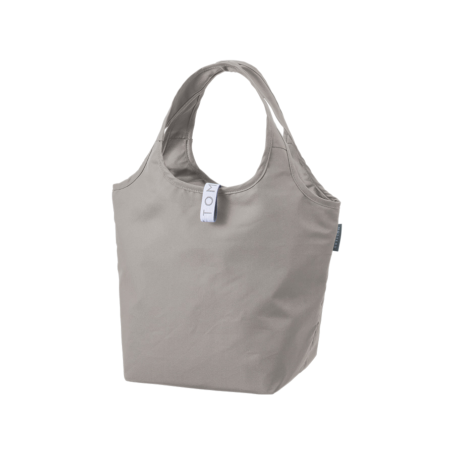 クルリト セルフレジで使いやすいコンパクトクーラーミニマルシェバッグ グレー