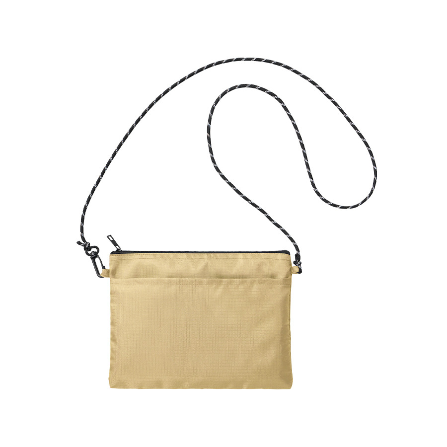 リップストップポケットサコッシュ ベージュ