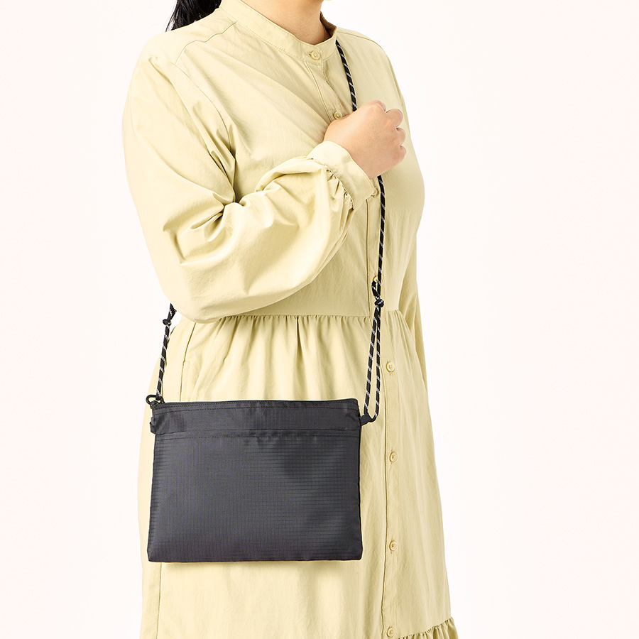 リップストップポケットサコッシュ ベージュ(TR-1425-028)画像-2