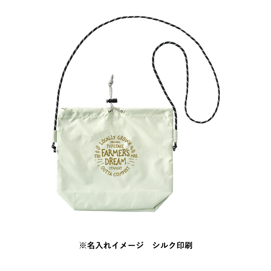 ファインライトポリ巾着ショルダー ナチュラルホワイト(TR-1438-044)画像-6