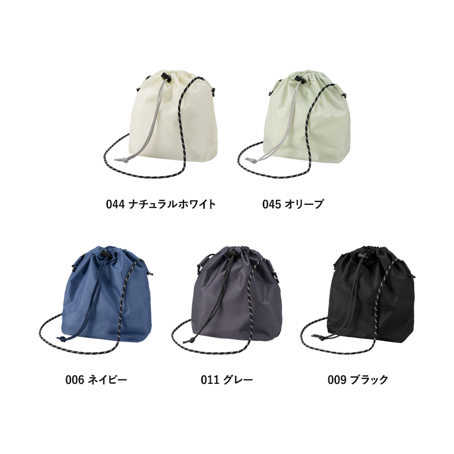 ファインライトポリ巾着ショルダー オリーブ(TR-1438-045)画像-3