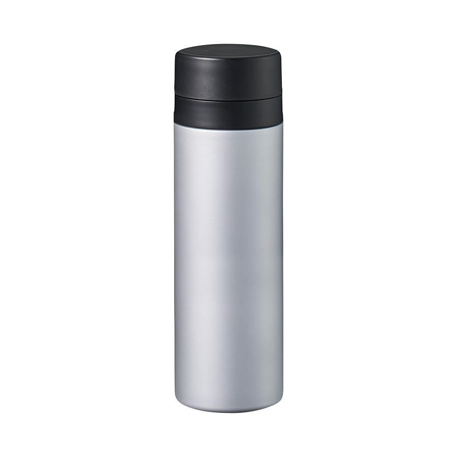 スリムサーモステンレスボトル500ml　ver.2　ライトシルバー（TS-1904-005）画像-1