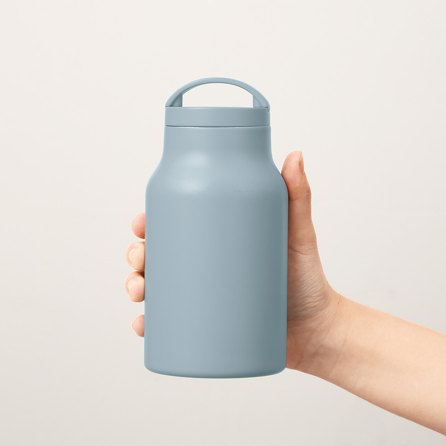 Handitシンプルサーモボトル350ml　サックスブルー（TS-1922-034）画像-11