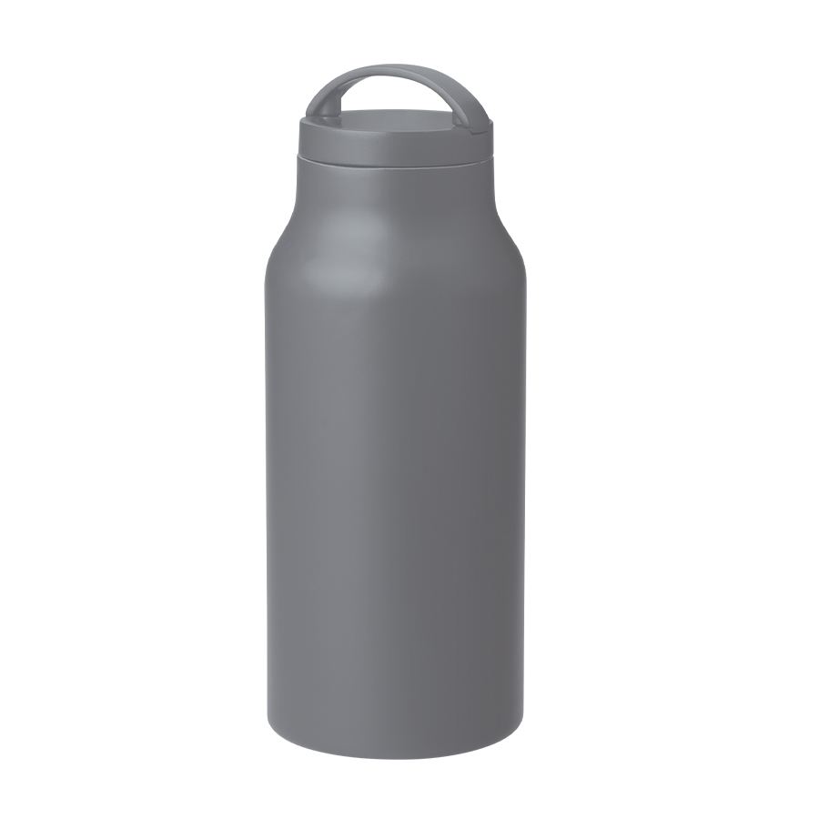 Handitシンプルサーモボトル500ml　チャコールブラック