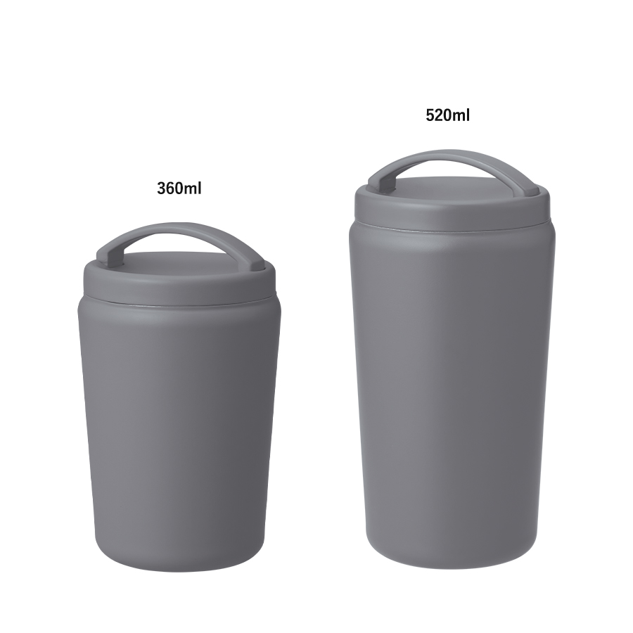 Handitシンプルサーモタンブラー360ml　ピンクベージュ（TS-1925-030）画像-8