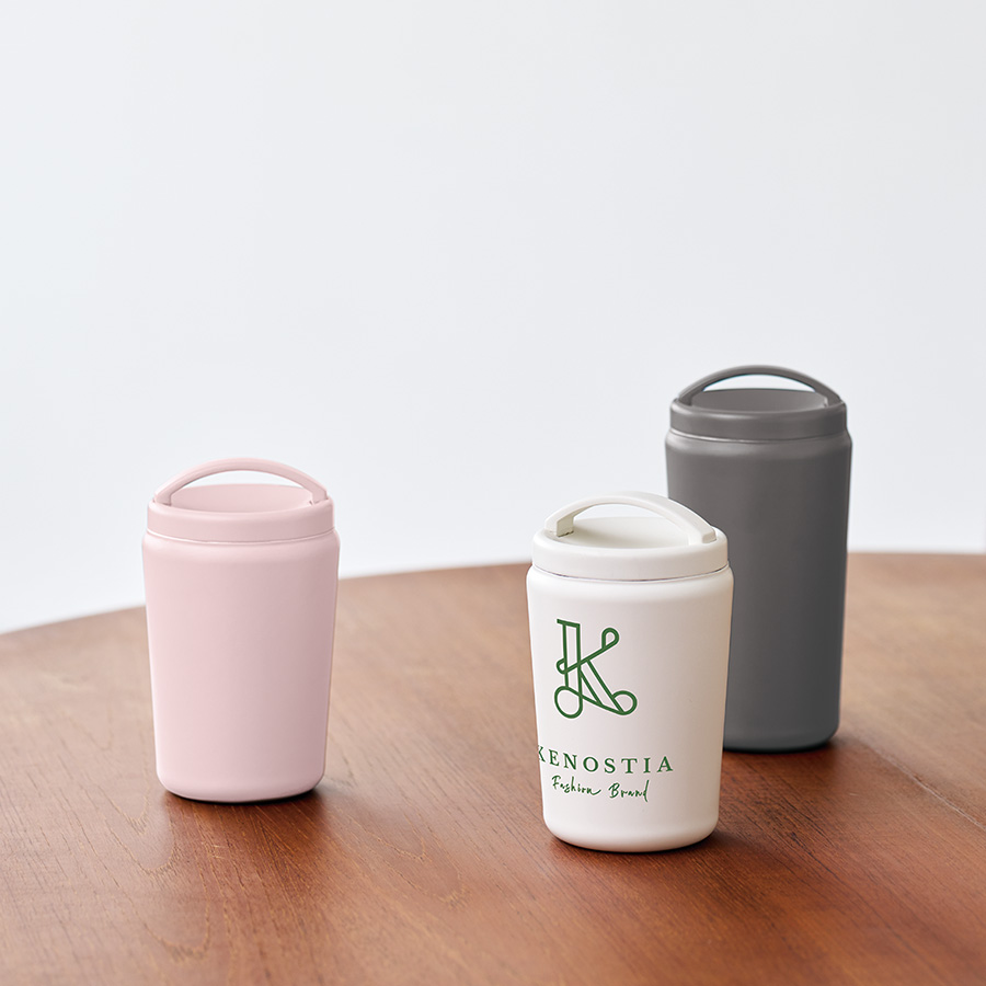 Handitシンプルサーモタンブラー360ml　ピンクベージュ（TS-1925-030）画像-18