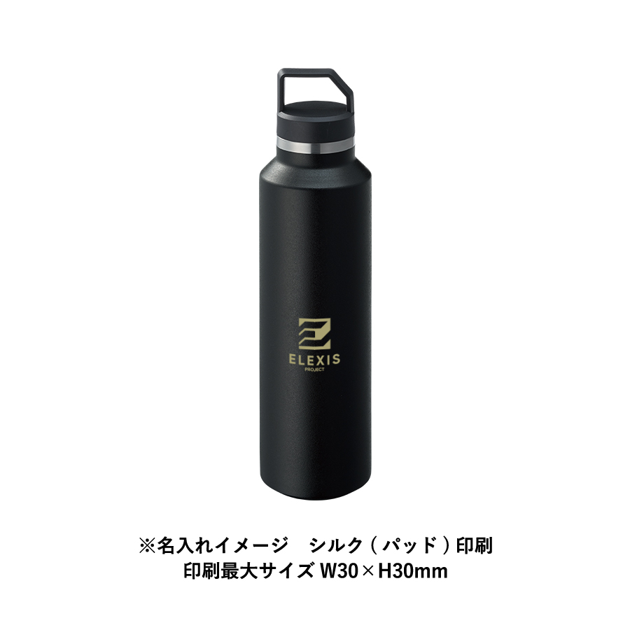 ZaLattoサーモハンドルスリムボトル ver.2 ダークシルバー（TS-1953-026）画像-7