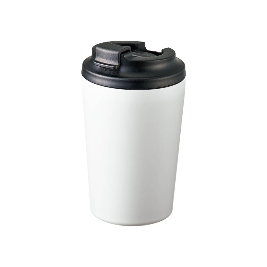 リッド付ステンレスサーモタンブラー380ml マットホワイト