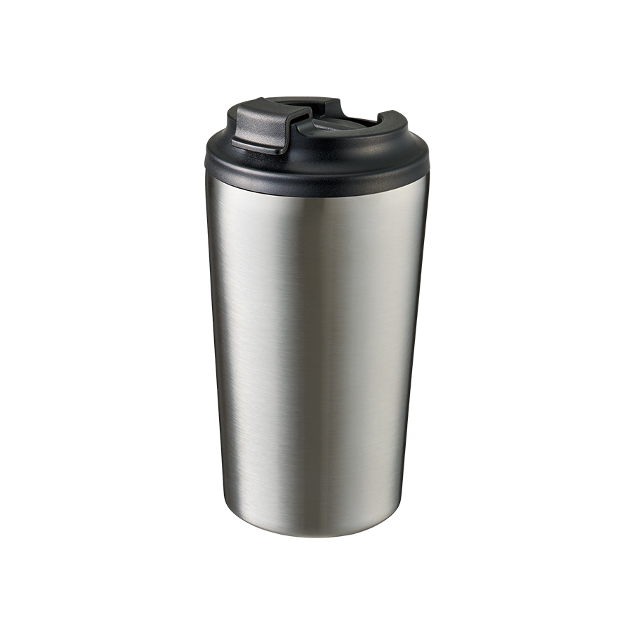 リッド付ステンレスサーモタンブラー450ml シルバー