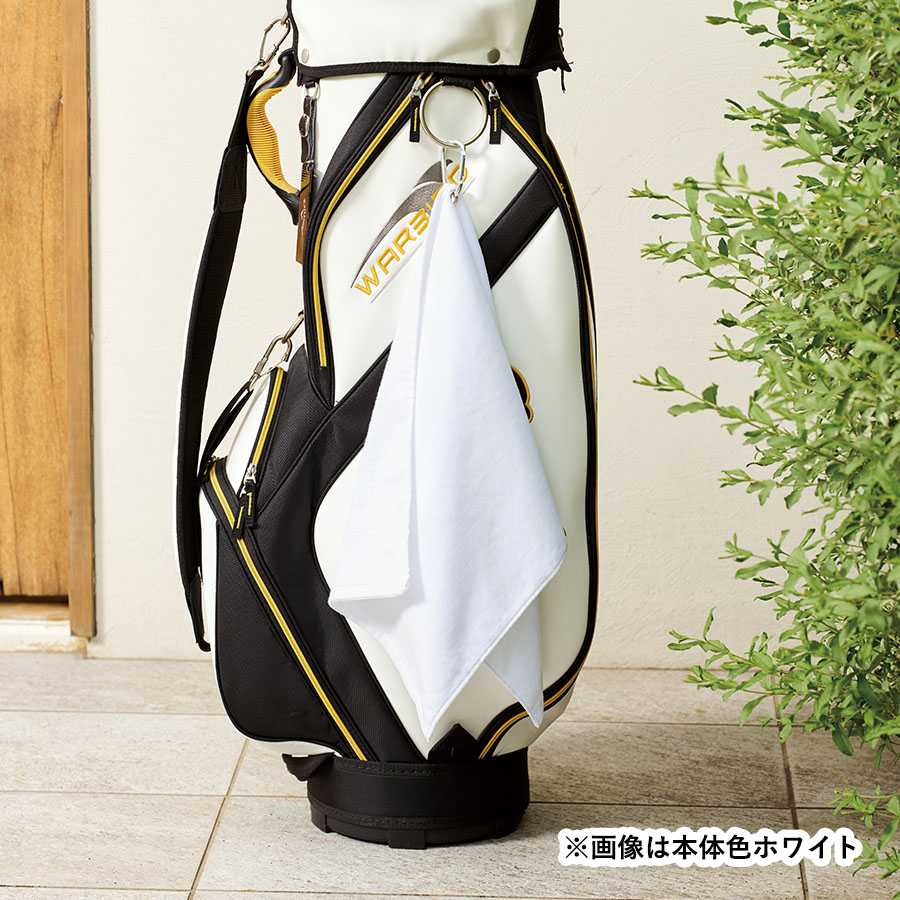 プリントしやすいコットンシャーリングカラビナ付フェイスタオル ホワイト（TT-0020-044）画像-14