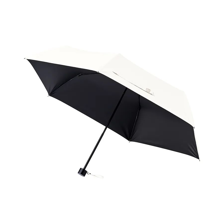 シンプル遮光折りたたみ傘　オフホワイト