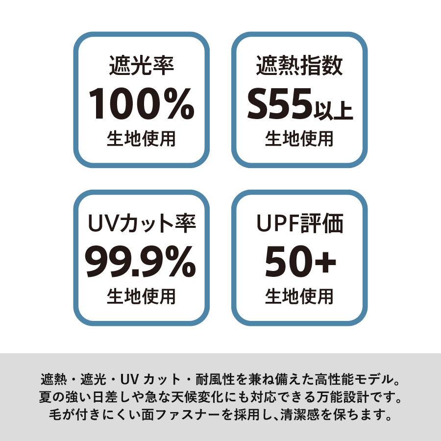 シルバーコーティング遮熱遮光折りたたみ傘 ブラック(TU-0027-009)画像-6