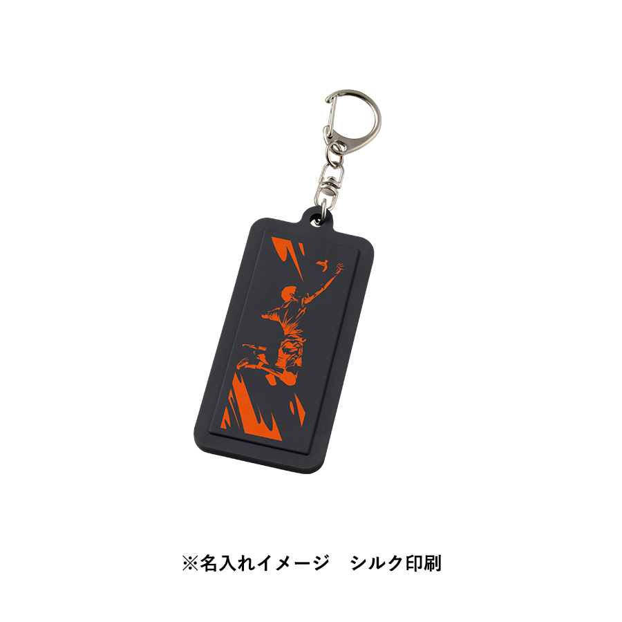 ラバーキーホルダー(スクエア型)ブラック（TX-0016-009）画像-8