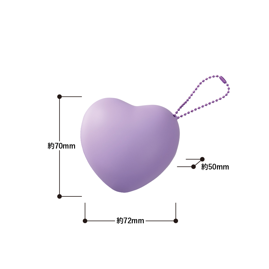 サインボール(ハート型)ピンク(TX-0037-030)画像-2